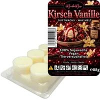 WonderWax Duftwachs Wax Melts für Duftlampe, 6 Kreise Duftmelt Wachsmelt Sojawachs Duftwachs Würfel für Raumdüfte, Wachs Duftöl Winter Indoor Schmelzen für Aromalampe Kirsch Vanille