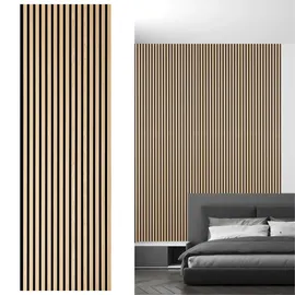 sonido Akustikpaneel Sonido Eiche hell 2 St. 244 x 56 x 1,8 cm