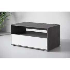 P & B Couchtisch Narobi-II ca. 90x45x55 cm, Anthr./Weiß