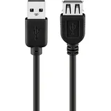 goobay 68904 USB 2.0 Hi-Speed Verlängerungskabel USB-A Stecker / Schwarz