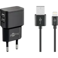 Goobay Ladekabel mit Adapter 12 Watt
