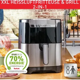 Tefal Easy Fry & Grill XXL EY801D silber