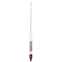 ich-zapfe Alkoholspindel für Wein, mit Thermometer