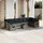 vidaXL Garten-Lounge-Set 11-tlg. grau