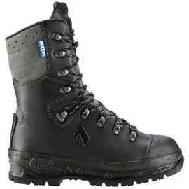 Haix Schnittschutzstiefel / Schnittschutzschuhe Protector 2.0 in KOX Edition mit Gore-Tex Schwarz/Grau Größe 45 - Haix