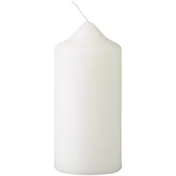 METRO Professional Stumpenkerzen, Paraffin, Ø 5.8 x 13 cm, Leuchtdauer von 30 Stunden, weiß, 6 Stück