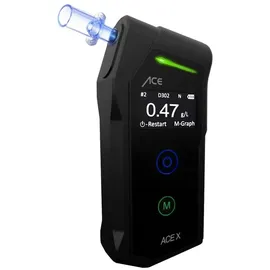 ACE X Alkoholtester 0.0 bis 5 ‰ inkl. Display schwarz