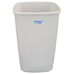 Papierkorb Bekaform weiß 50 L großer Papierkorb, ideal für das Büro