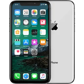 Apple iPhone X 256 GB Silber