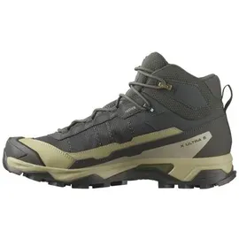 Salomon X Ultra 5 Mid GTX Herren Peat / Gray Green / Blue Nights 44 2/3