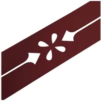 zaun|zu® Sichtschutzstreifen 2,55 m Bordeauxrot