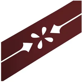 zaun|zu® Sichtschutzstreifen 2,55 m Bordeauxrot