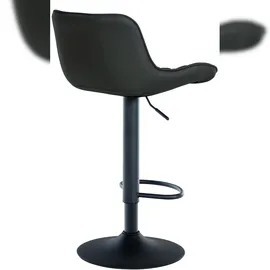 CLP 2er Set Barhocker Minosa I Fußstützen Aus Metall I Höhenverstellbare Gepolsterte Drehstühle