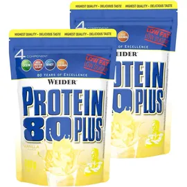 Weider Protein 80 Plus Vanille Pulver 2 x 500 g