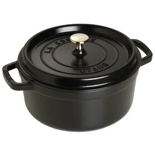 26 cm rund schwarz