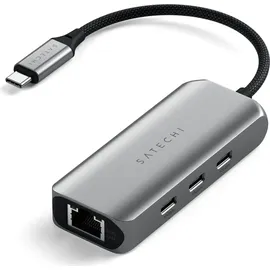 Satechi USB-C Hub With 2.5 Gigabit Ethernet - Grau