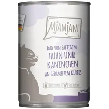 MjAMjAM Duo Huhn & Kaninchen an Kürbis 24 x 400 g
