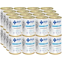 ENZO VET Hypoallergenes Futter mit Pute für Hunde 32x400g