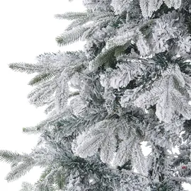 Beliani Weihnachtsbaum 210 cm Weiß