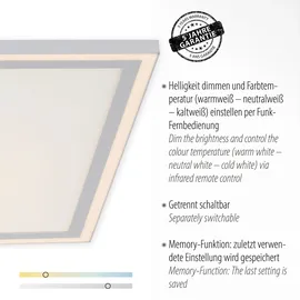 just light. JUST LIGHT LED Panel EDGING 1 eckig weiß