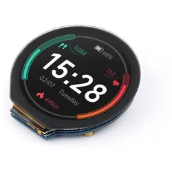Waveshare 1,28 rundes IPS-Display-Modul: Kapazitiv, Touch, LCD, 240×240, IPS, SPI- und I2C, IO Pins