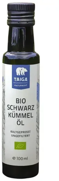 TAIGA Schwarzkümmelöl, ungefiltert bio