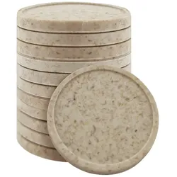 CombiCraft Einkaufswagenchip Holzfaser, 1€-Format - 100 Stück