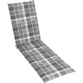vidaXL Liegestuhl 51 x 20 x 20 cm grau 1 St.