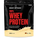 Body Attack 100% Whey Protein Vanilla Pulver 900 g