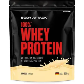 Body Attack 100% Whey Protein Vanilla Pulver 900 g