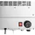 Bartscher 190091 Milchkühlschrank-Tassenwärmer-Kombi (537 mm hoch, Schwarz/Silber)