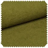novely® Stoff PASSAU - Samtig Weicher Chenille-Möbelstoff - Robuster Polsterstoff, Samtweich, Abriebfest, Robust, Pflegeleicht, Meterware, 1lfm grün