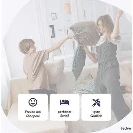 FEDVE Ecksofa Big Sofa Eckcouch mit Schlaffunktion DHAKA U Form Couch Sofagarnitur - Gelb