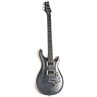 FAME Forum IV Modern Serie E-Gitarre, elektrische Gitarre mit Humbucker Tonabnehmer, Electric Guitar mit schwarzer Riegelahorndecke, Forum Double Cut