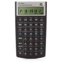 HP Taschenrechner -10BII+#INT 12stellig Batterie sw