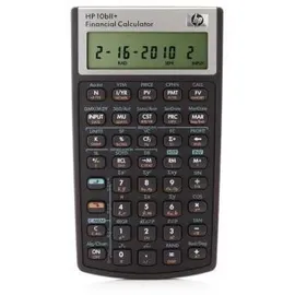HP Taschenrechner -10BII+#INT 12stellig Batterie sw