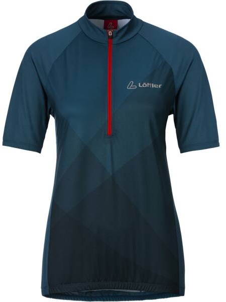 LÖFFLER Herren Trikot HR. BIKE-TRIKOT ROCKS, BLUE CORAL, 56