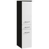 Held Bologna Midischrank 30 x 130 x 35 cm Grau/Weiß