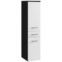 Held Bologna Midischrank 30 x 130 x 35 cm Grau/Weiß