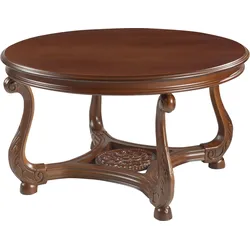 Beistelltisch HOME AFFAIRE "Tische Tintoretto", braun (nuss, nuss, nuss), B:80cm H:46cm T:80cm, Tische, Breite 80 cm