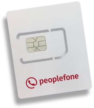 peoplefone DATASIM Prepaid Mobilfunkkarte für IoT M2M VoIP oder Datenübertragung per LTE - 24 Monate Laufzeit bis zu 5 GB