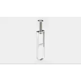 Hettich Schrankrohr-Mittellager SL 781, 70676 für Kleiderstange 30x15mm vernickelt