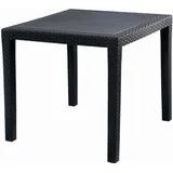 PROGARDEN King Bistrotisch 79 x 79 x 72 cm anthrazit