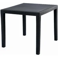 PROGARDEN King Bistrotisch 79 x 79 x 72 cm anthrazit