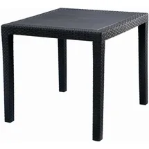PROGARDEN King Bistrotisch 79 x 79 x 72 cm anthrazit