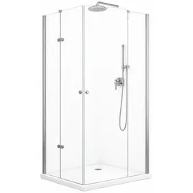 Buylando Cornelia Eck-Duschkabine 120 x 195 cm Klarglas