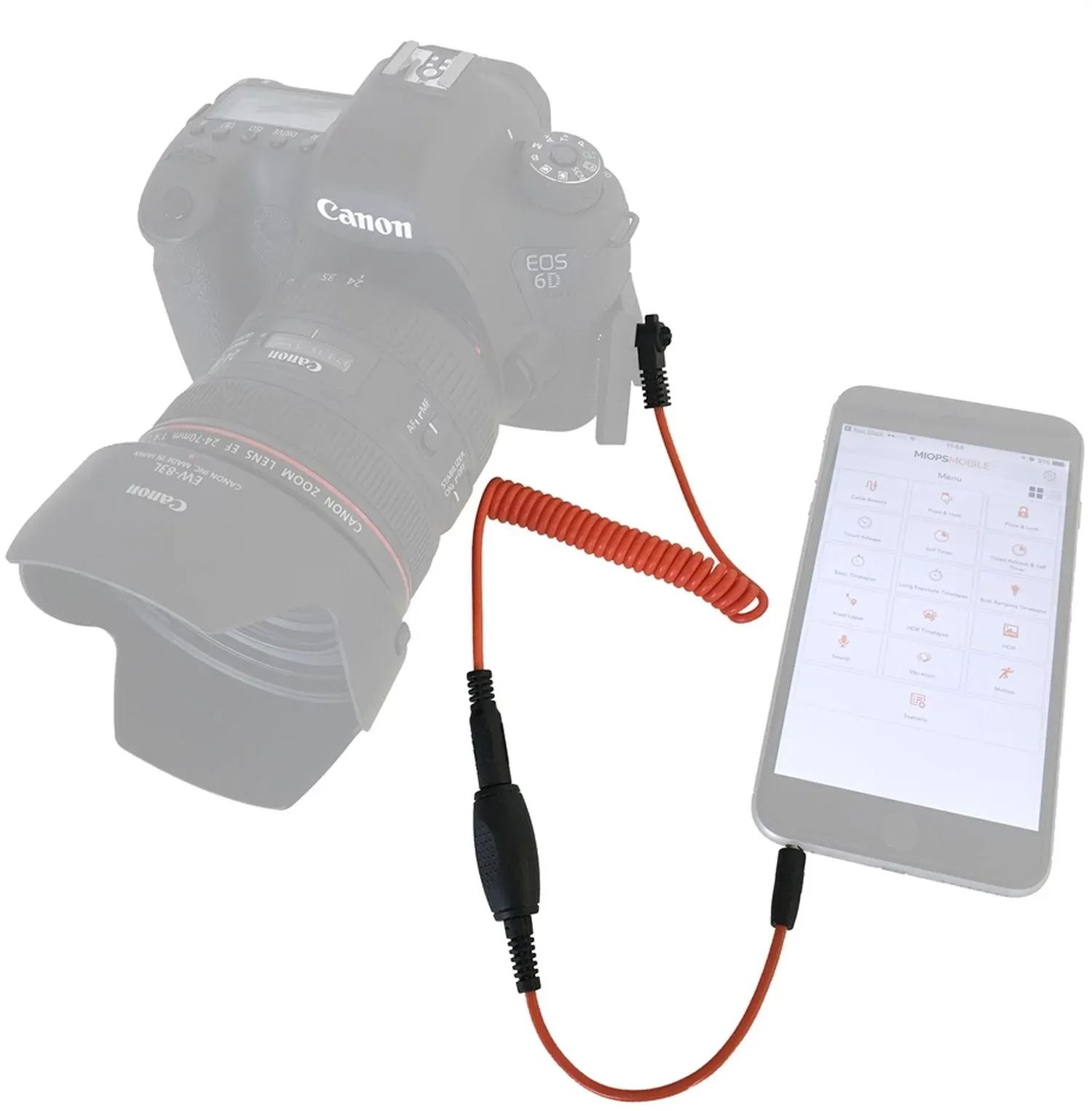 Miops Smartphone Fernauslöser MD-N3 mit N3 Kabel für Nikon
