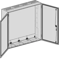 ABN Wandgehäuse schutzisoliert IP54 BxHxT: 1050x1102x225mm