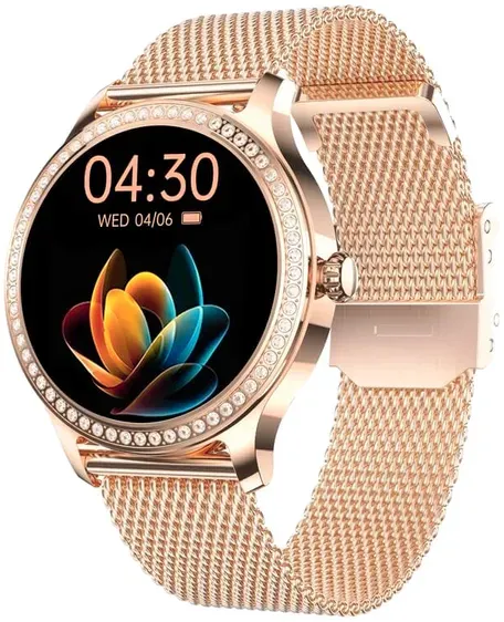 Neuer Smartwatch GlacierX Pearl GX-P246 + zusätzliches Silikonarmband