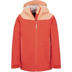 Trollkids Kinder Bergen Regenjacke - 116 - sweet cherry/dahlia